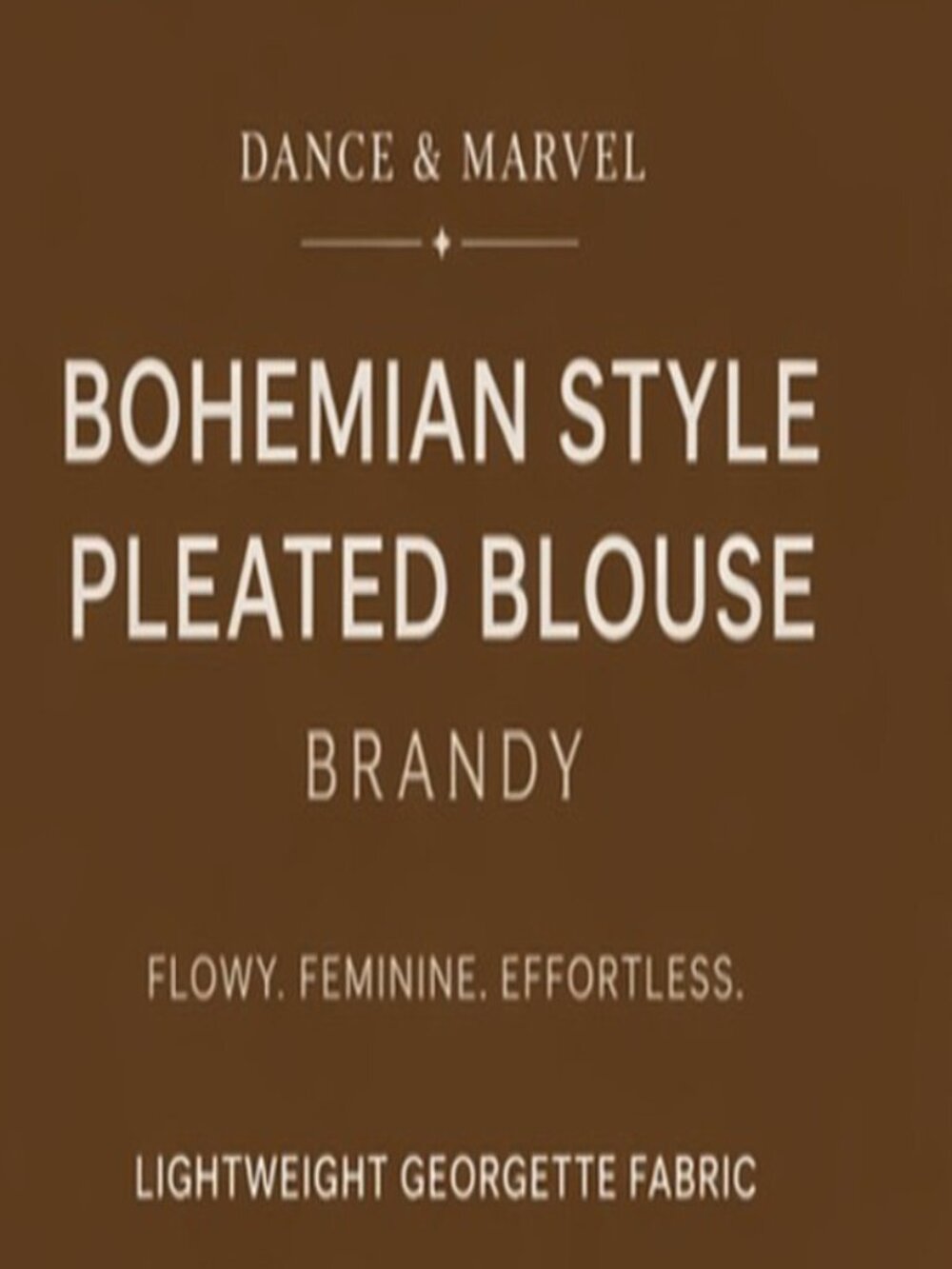 Dance & Marvel Brandy Bohemian Style Pleated Ruffled Tie Neck Blouse Size S - Picture 7 of 7